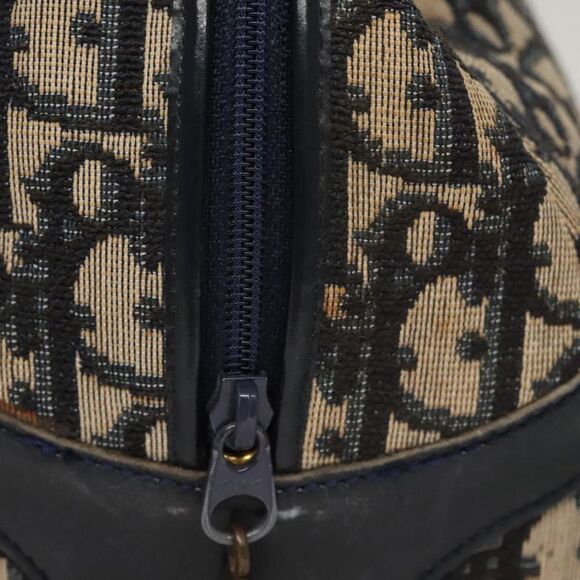 Dior Diorissimo Navy Canvas Handbag (Pre-Owned) - Picture 13 of 16